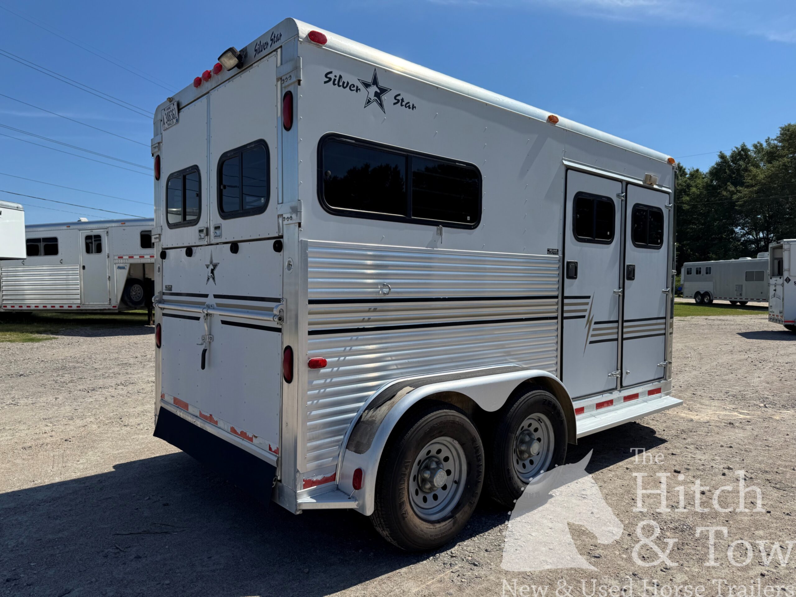 1999 SILVER STAR 2 HORSE BUMPER PULL W/ DRESSING ROOM $9,500