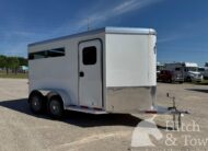 2026 ADAM 2 HORSE SLANT LOAD BUMPER PULL $15,900