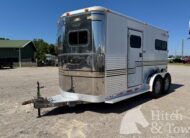 1999 SILVER STAR 2 HORSE BUMPER PULL W/ DRESSING ROOM $9,500
