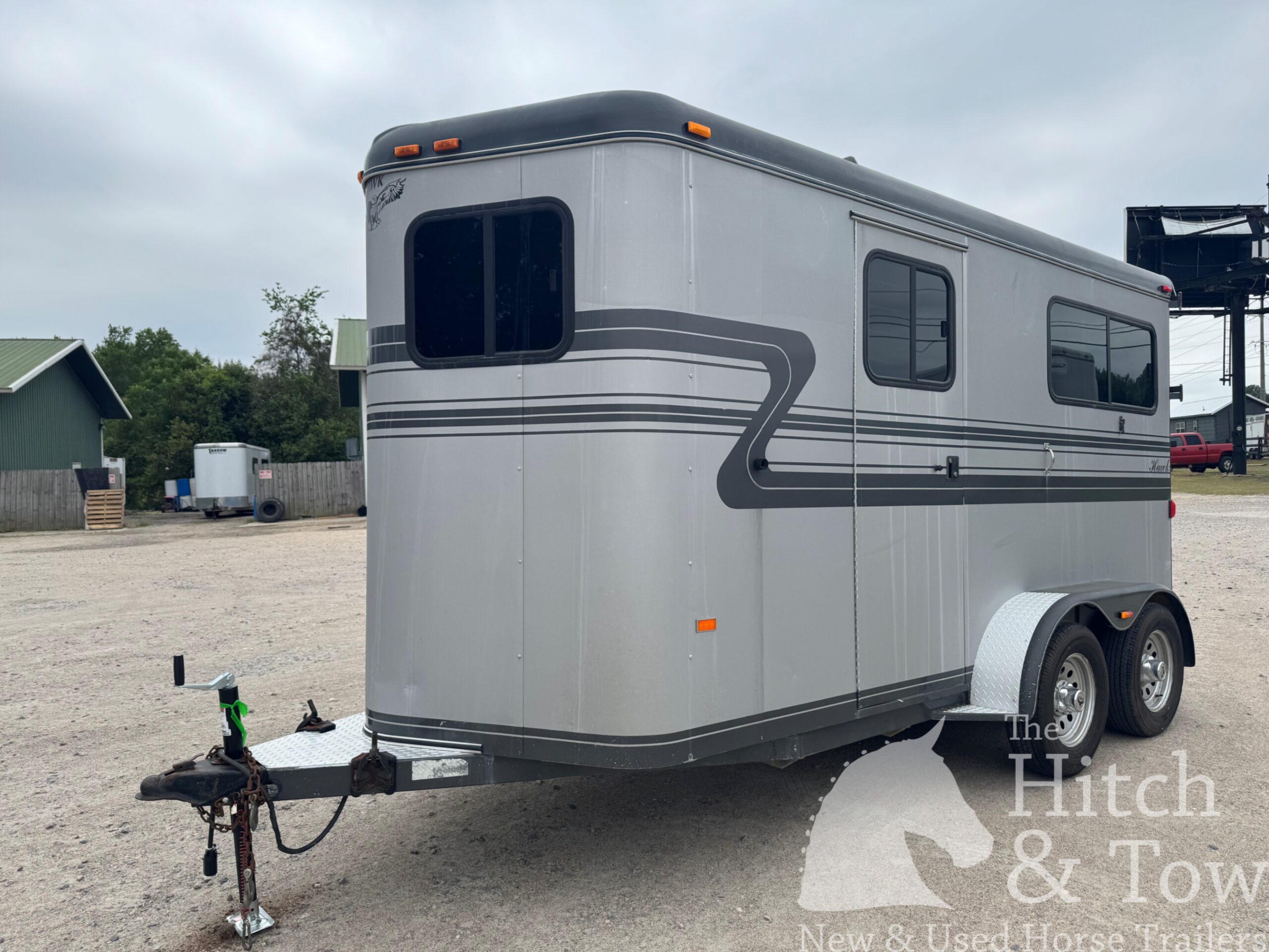 2003 HAWK 2 HORSE BUMPER PULL W/ DRESSING ROOM $7,900