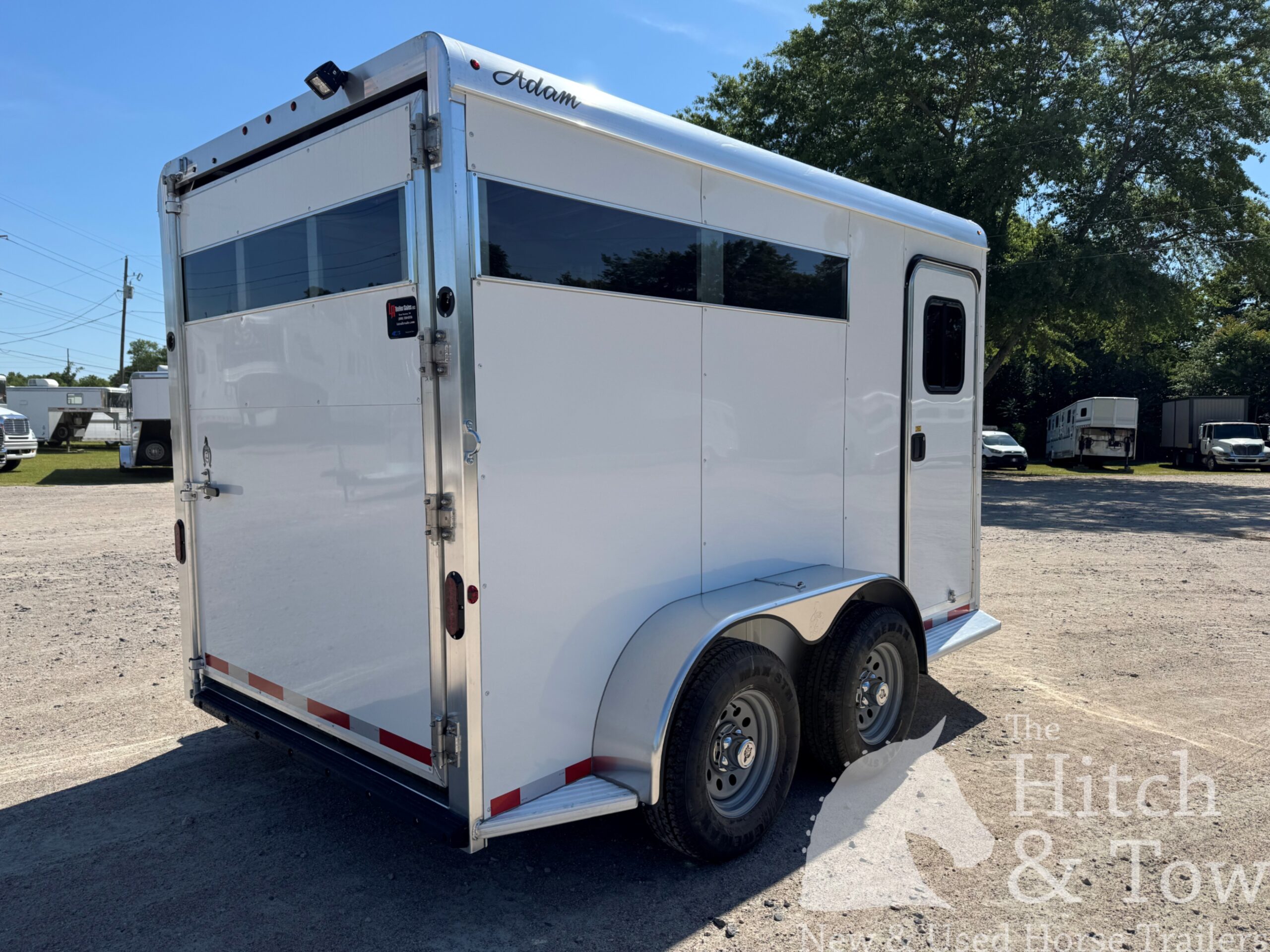 2026 ADAM 2 HORSE SLANT LOAD BUMPER PULL $15,900