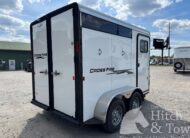 2017 LOGAN CROSS FIRE 2 HORSE SLANT BUMPER PULL TRAILER $13,500