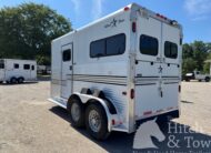 1999 SILVER STAR 2 HORSE BUMPER PULL W/ DRESSING ROOM $9,500