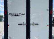 2017 LOGAN CROSS FIRE 2 HORSE SLANT BUMPER PULL TRAILER $13,500