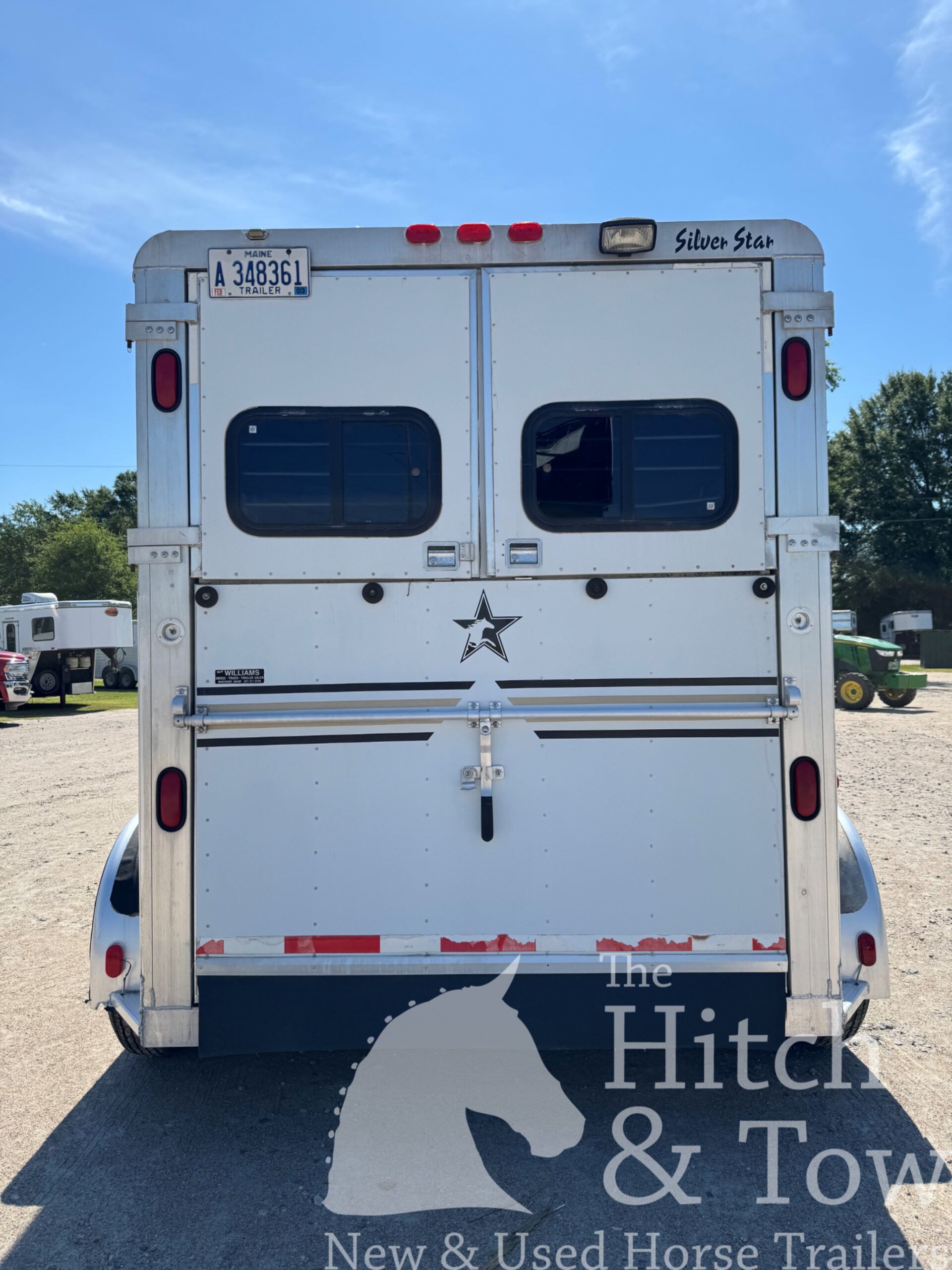 1999 SILVER STAR 2 HORSE BUMPER PULL W/ DRESSING ROOM $9,500