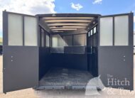 2017 LOGAN CROSS FIRE 2 HORSE SLANT BUMPER PULL TRAILER $13,500