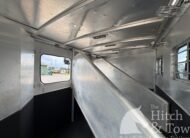 2001 EXISS 3 HORSE SLANT GOOSENECK TRAILER $10,900