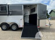 2027 ADAM JULITE 2 HORSE BUMPER PULL W/ SIDE RAMP $22,500