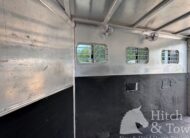 2001 EXISS 3 HORSE SLANT GOOSENECK TRAILER $10,900