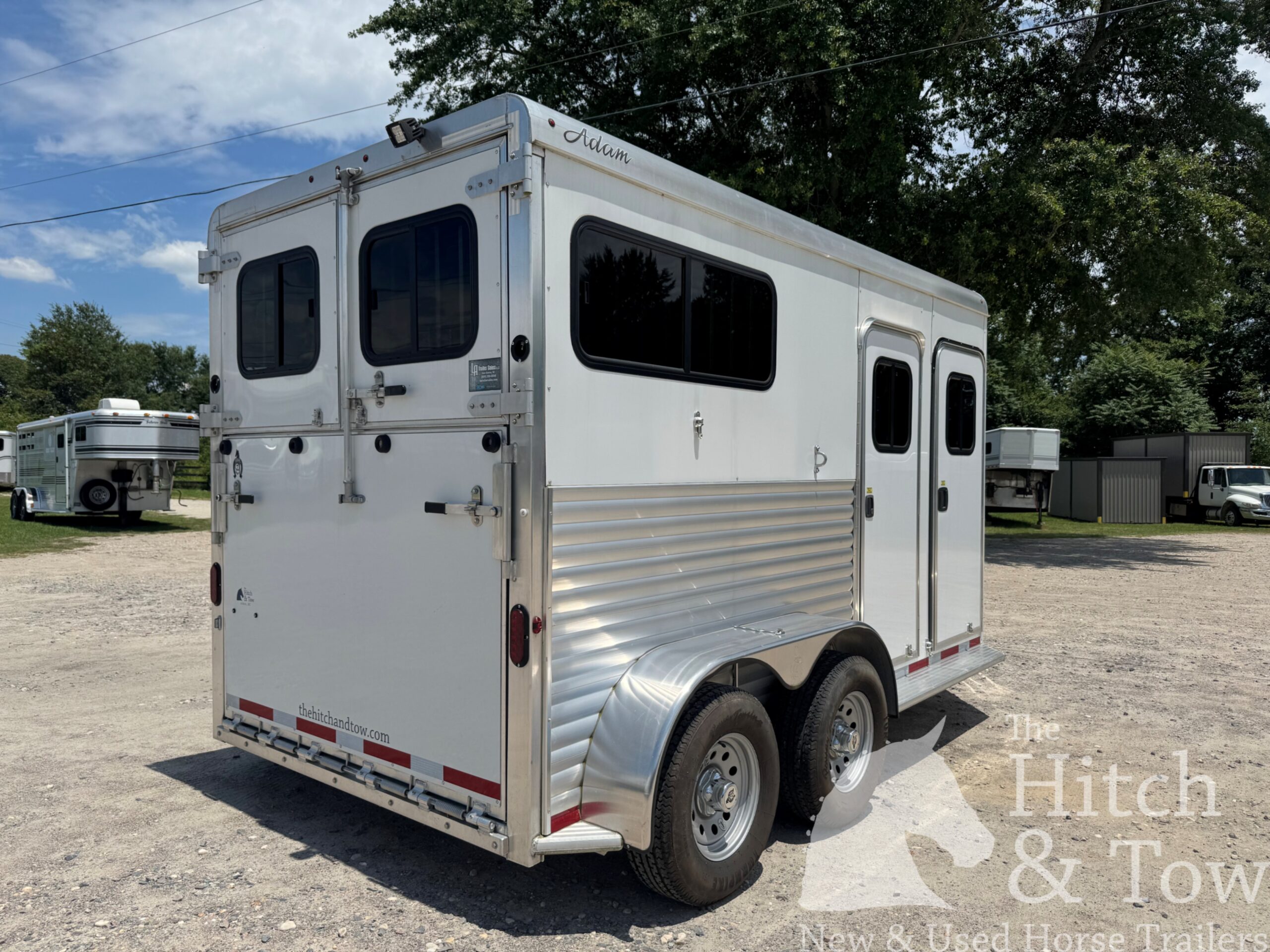2024 ADAM 2 HORSE BUMPER PULL W/ DRESSING ROOM! $16,900