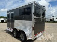 2027 ADAM JULITE 2 HORSE BUMPER PULL W/ SIDE RAMP $22,500