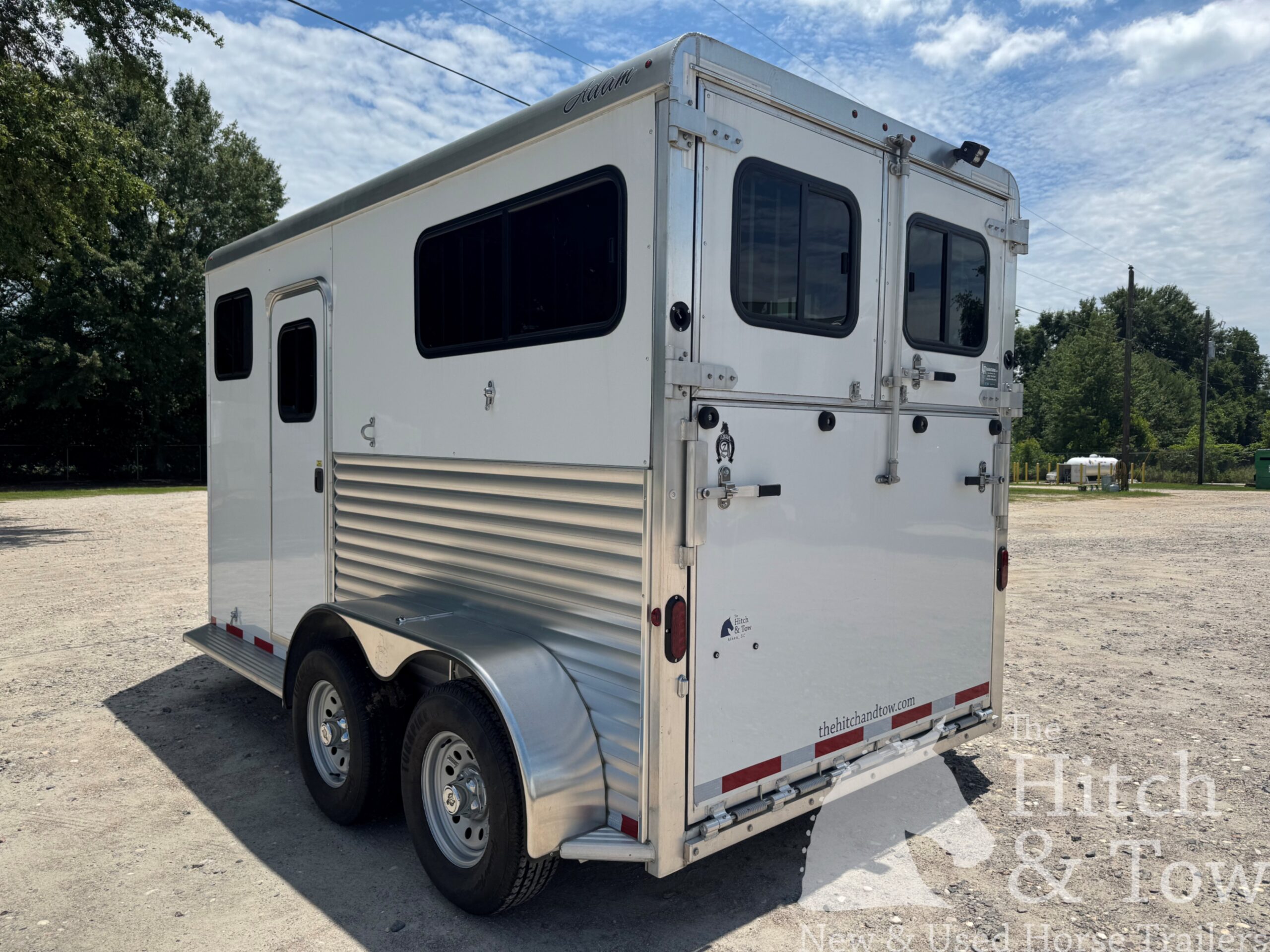 2024 ADAM 2 HORSE BUMPER PULL W/ DRESSING ROOM! $16,900