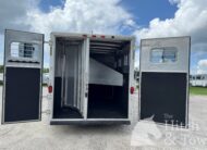 2001 EXISS 3 HORSE SLANT GOOSENECK TRAILER $10,900