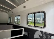2012 BISON TRAIL HAND 3 HORSE SLANT LOAD W/ 9′ LIVING QUARTERS $24,900!