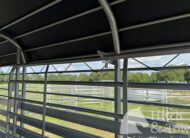 2026 20′ LIVESTOCK STOLL TRAILER W/ TUBE SIDES AND BLACK CANVAS TOP $17,580