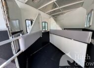 2012 BISON TRAIL HAND 3 HORSE SLANT LOAD W/ 9′ LIVING QUARTERS $24,900!