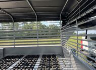 2026 20′ LIVESTOCK STOLL TRAILER W/ TUBE SIDES AND BLACK CANVAS TOP $17,580