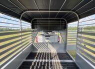 2026 20′ LIVESTOCK STOLL TRAILER W/ TUBE SIDES AND BLACK CANVAS TOP $17,580