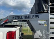 2026 20′ LIVESTOCK STOLL TRAILER W/ TUBE SIDES AND BLACK CANVAS TOP $17,580