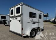 2017 FEATHERLITE 2 HORSE BUMPER PULL W/ DRESSING ROOM $17,900