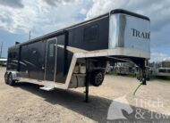 2020 BISON TRAIL BOSS 2 HORSE SLANT LOAD W/ 12′ LIVING QUARTERS $49,900!