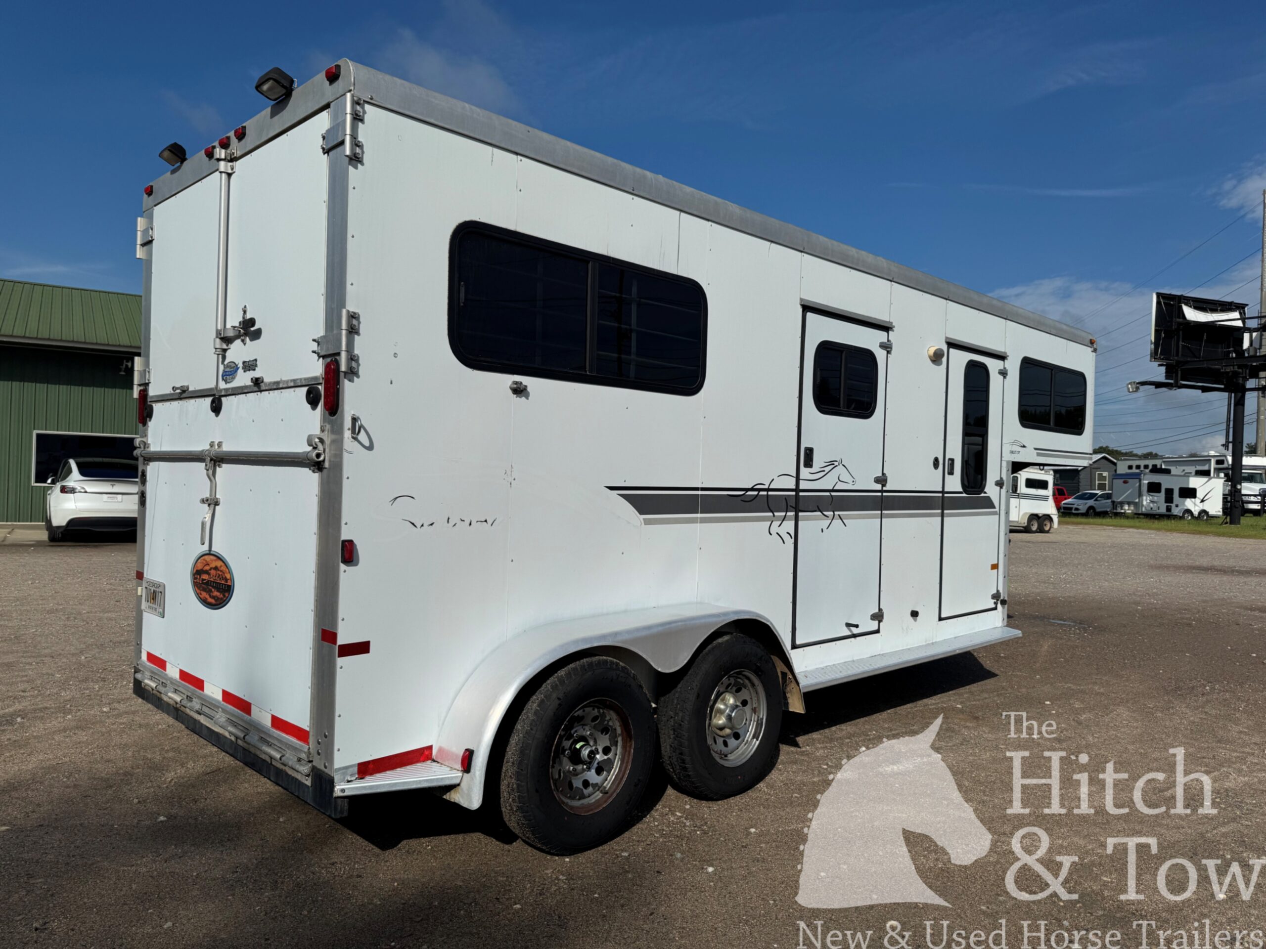2004 SUNDOWNER 2 HORSE GOOSENECK WARMBLOOD DIMENSIONS! $11,900