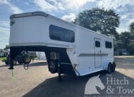 2004 SUNDOWNER 2 HORSE GOOSENECK WARMBLOOD DIMENSIONS! $11,900