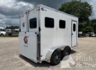 2027 KIEFERBILT 2 HORSE SLANT BUMPER PULL W/ DRESSING ROOM $22,900