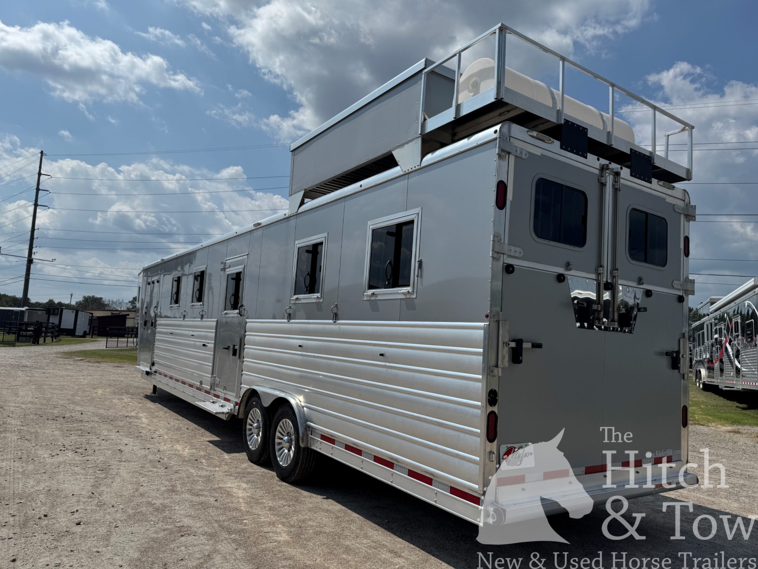 BEAUTIFUL 2026 KieferBilt Trailers 6 HORSE HEAD TO HEAD W/ MANY UPGRADES $119,900
