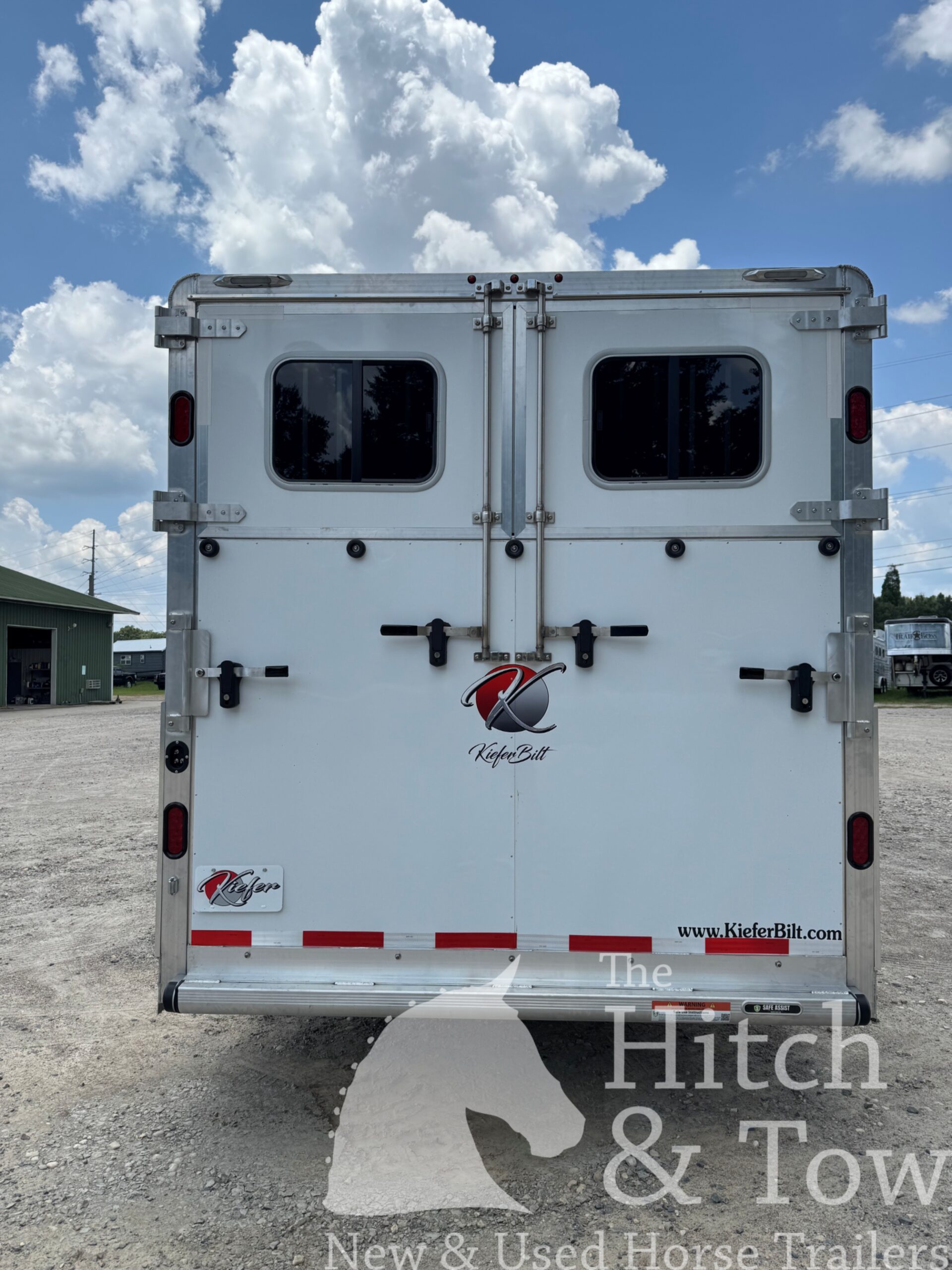 2027 KieferBilt Trailers 6-7 HORSE HEAD TO HEAD W/ MANY UPGRADES $83,900
