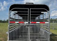 2026 20′ LIVESTOCK STOLL TRAILER W/ TUBE SIDES AND BLACK CANVAS TOP $17,580