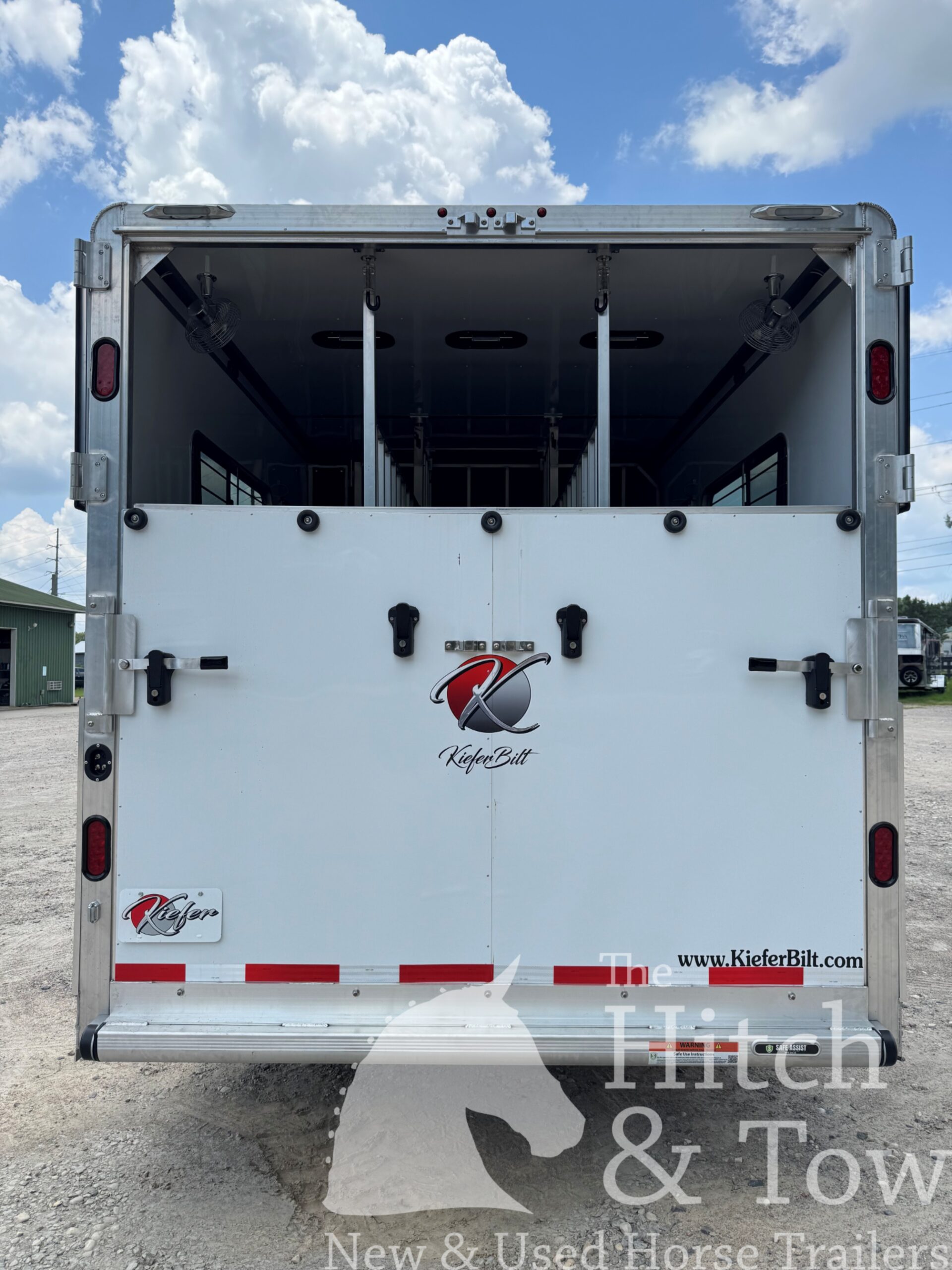 2027 KieferBilt Trailers 6-7 HORSE HEAD TO HEAD W/ MANY UPGRADES $83,900