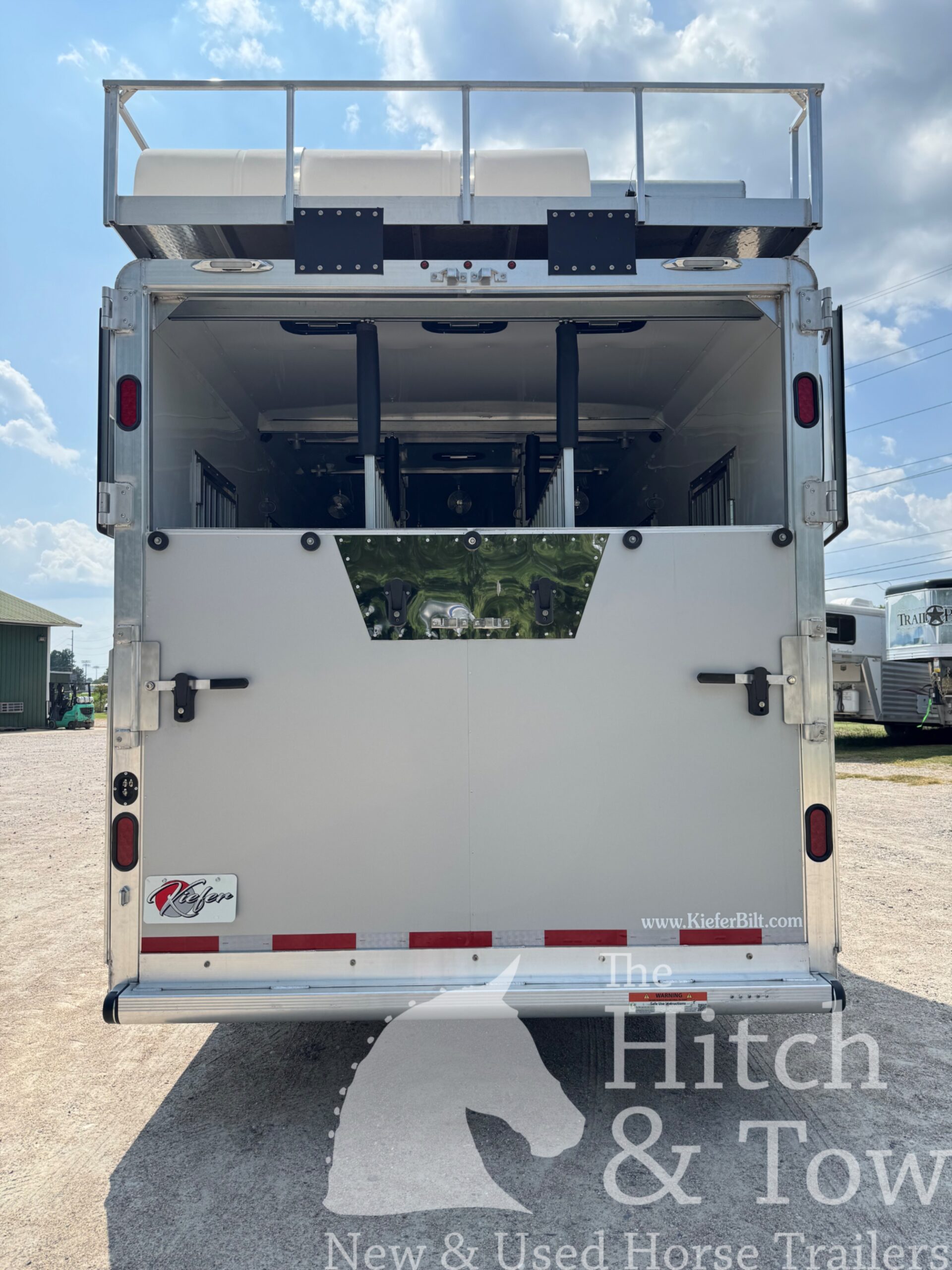 BEAUTIFUL 2026 KieferBilt Trailers 6 HORSE HEAD TO HEAD W/ MANY UPGRADES $119,900