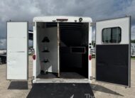2012 BISON TRAIL HAND 3 HORSE SLANT LOAD W/ 9′ LIVING QUARTERS $24,900!