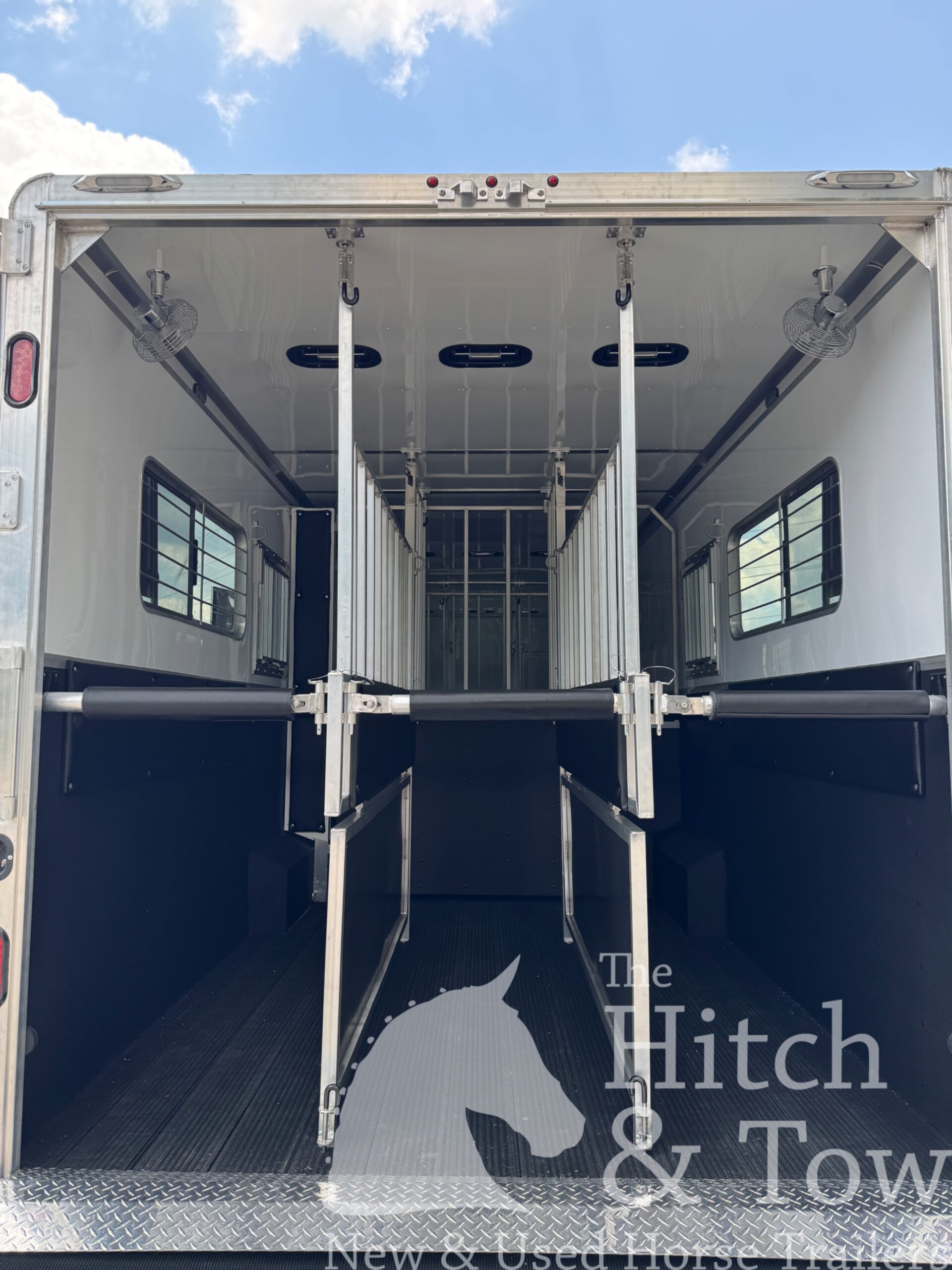 2027 KieferBilt Trailers 6-7 HORSE HEAD TO HEAD W/ MANY UPGRADES $83,900