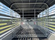 2026 20′ LIVESTOCK STOLL TRAILER W/ TUBE SIDES AND BLACK CANVAS TOP $17,580