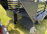 2026 16′ LIVESTOCK STOLL TRAILER W/ TUBE SIDES AND GRAY CANVAS TOP $16,450