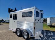 2027 ADAM 2 HORSE BUMPER PULL W/ MANGERS $21,900