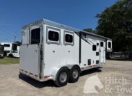 2021 LAKOTA CHARGER 2 HORSE GOOSENECK WITH 9′ LQ & 7′ SLIDE OUT! $52,500