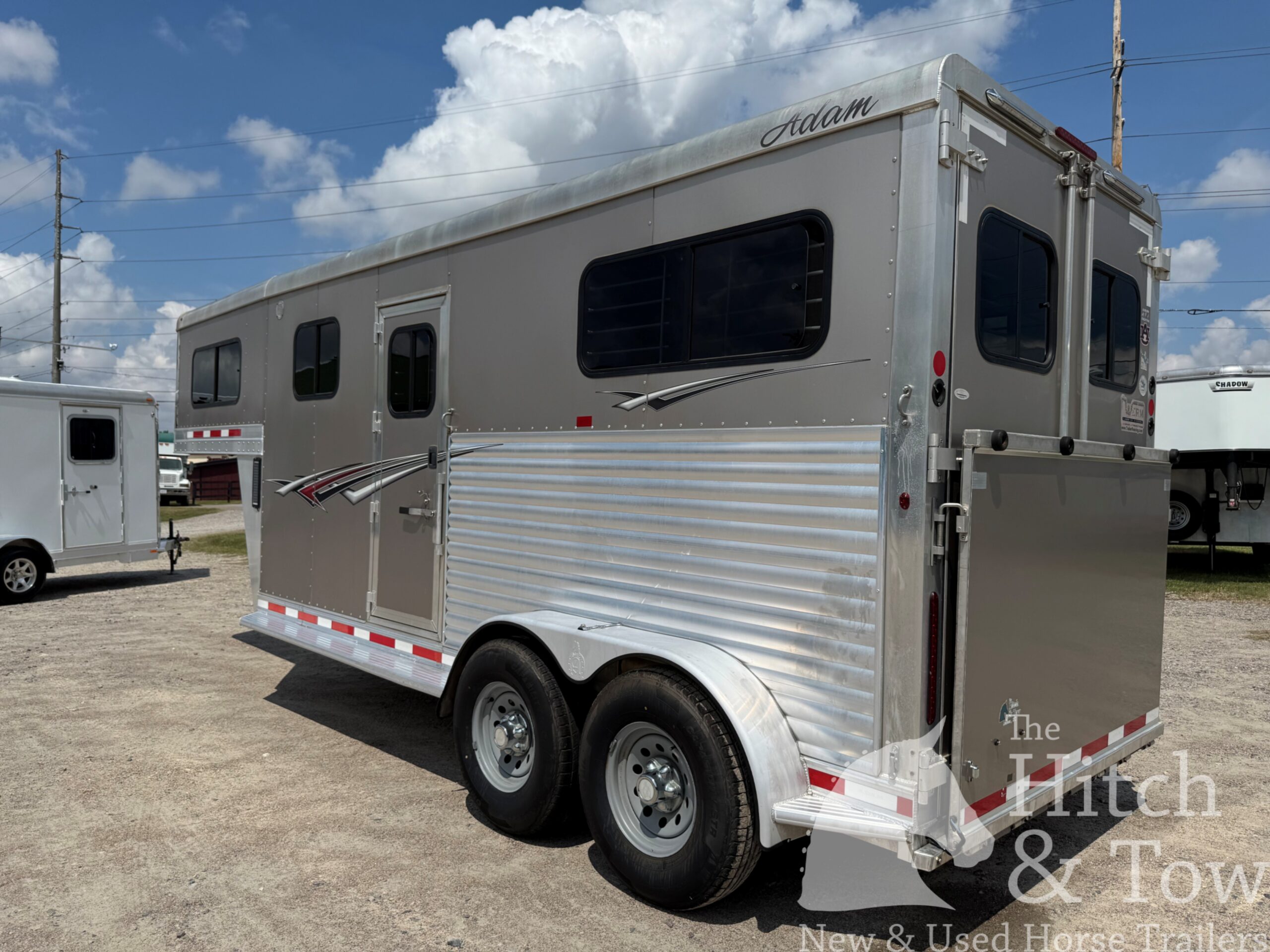 2018 ADAM 2 HORSE GOOSENECK W/ UPGRADES!!! $27,500