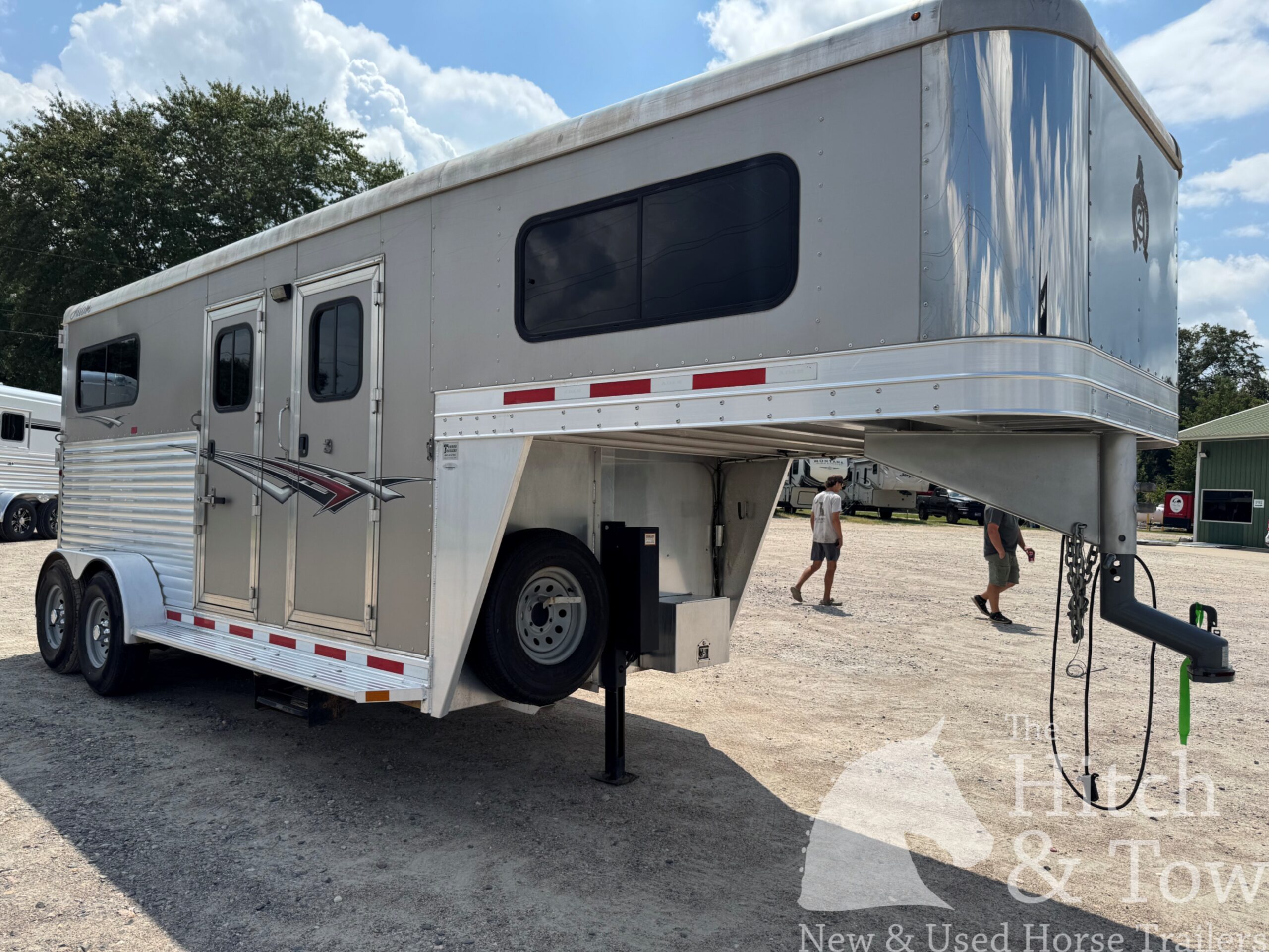 2018 ADAM 2 HORSE GOOSENECK W/ UPGRADES!!! $27,500