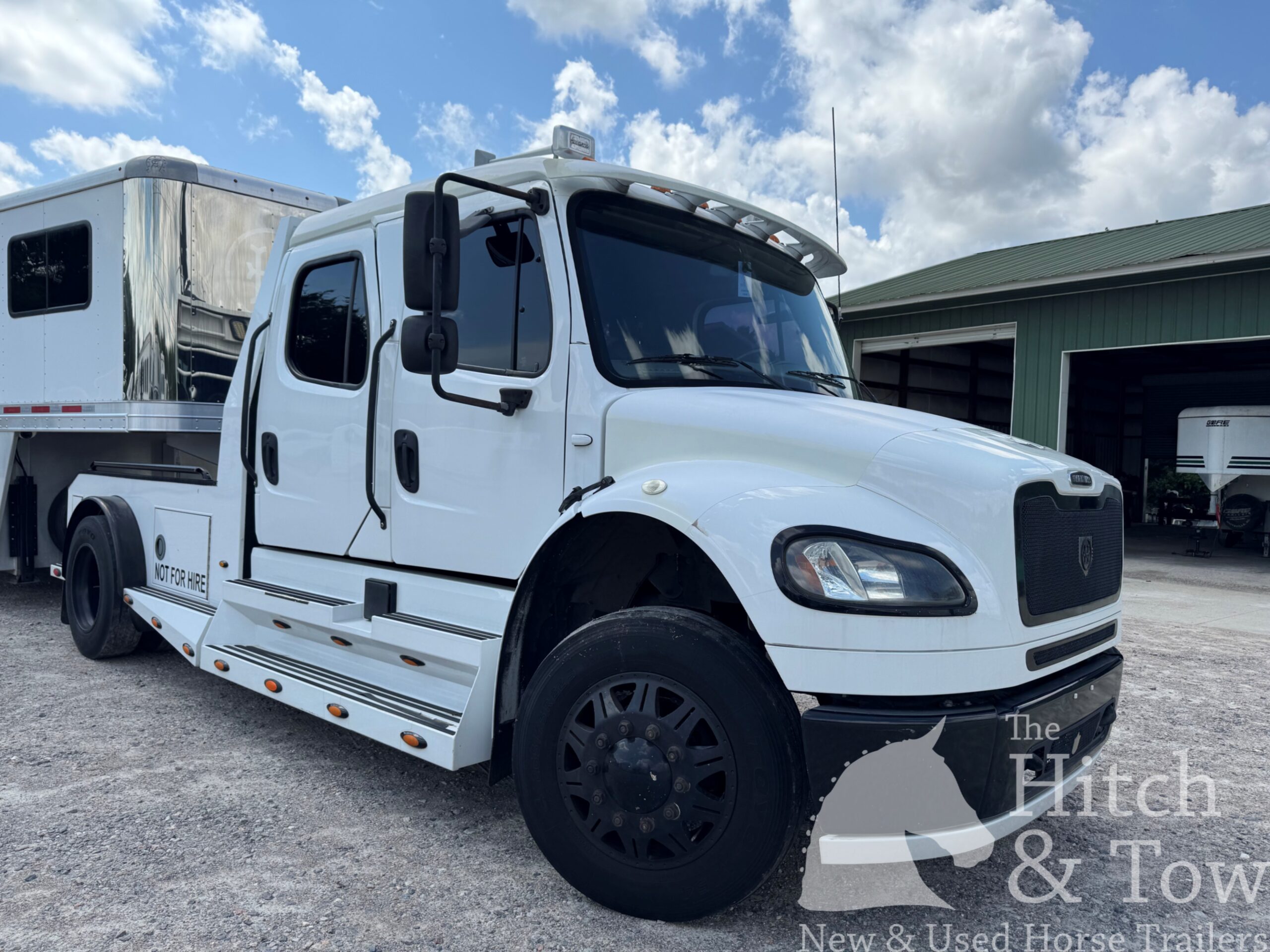 2017 ADAM 9 HORSE GOOSENECK & 2008 FREIGHTLINER TRUCK! $135,000