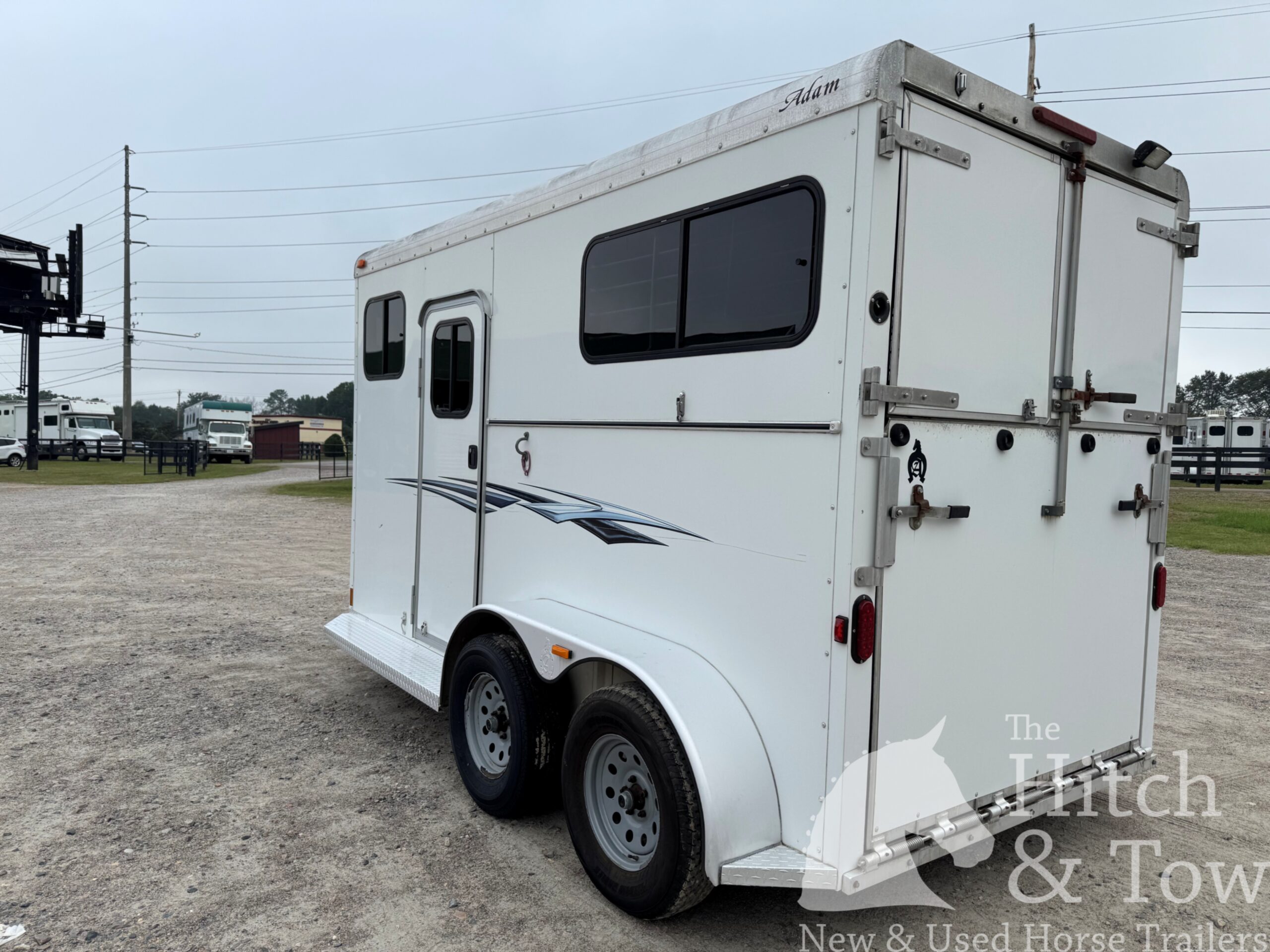 2011 ADAM 2 HORSE BUMPER PULL $10,900