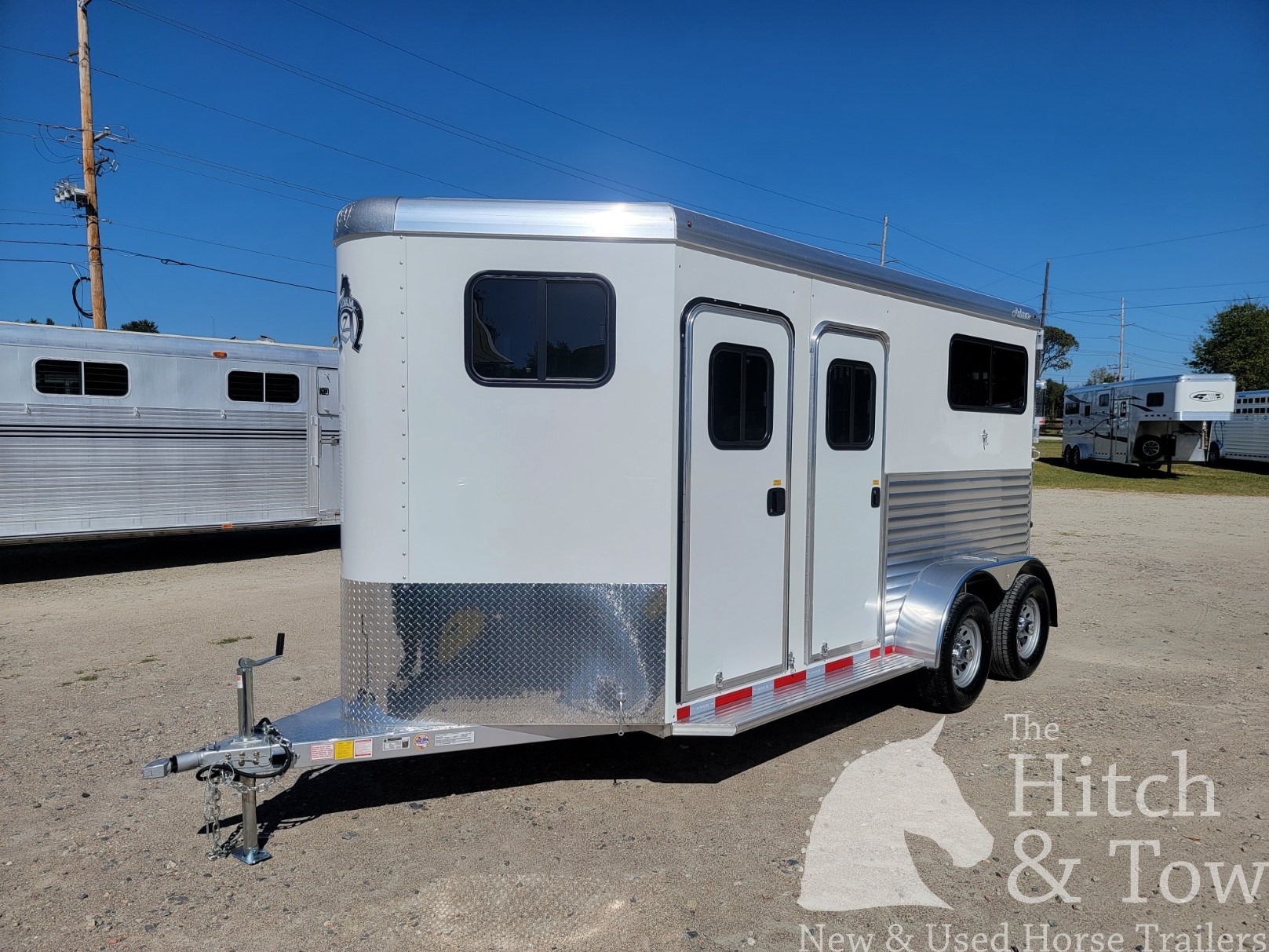 2026 ADAM JULITE 2 HORSE BUMPER PULL W/ SIDE RAMP $20,500