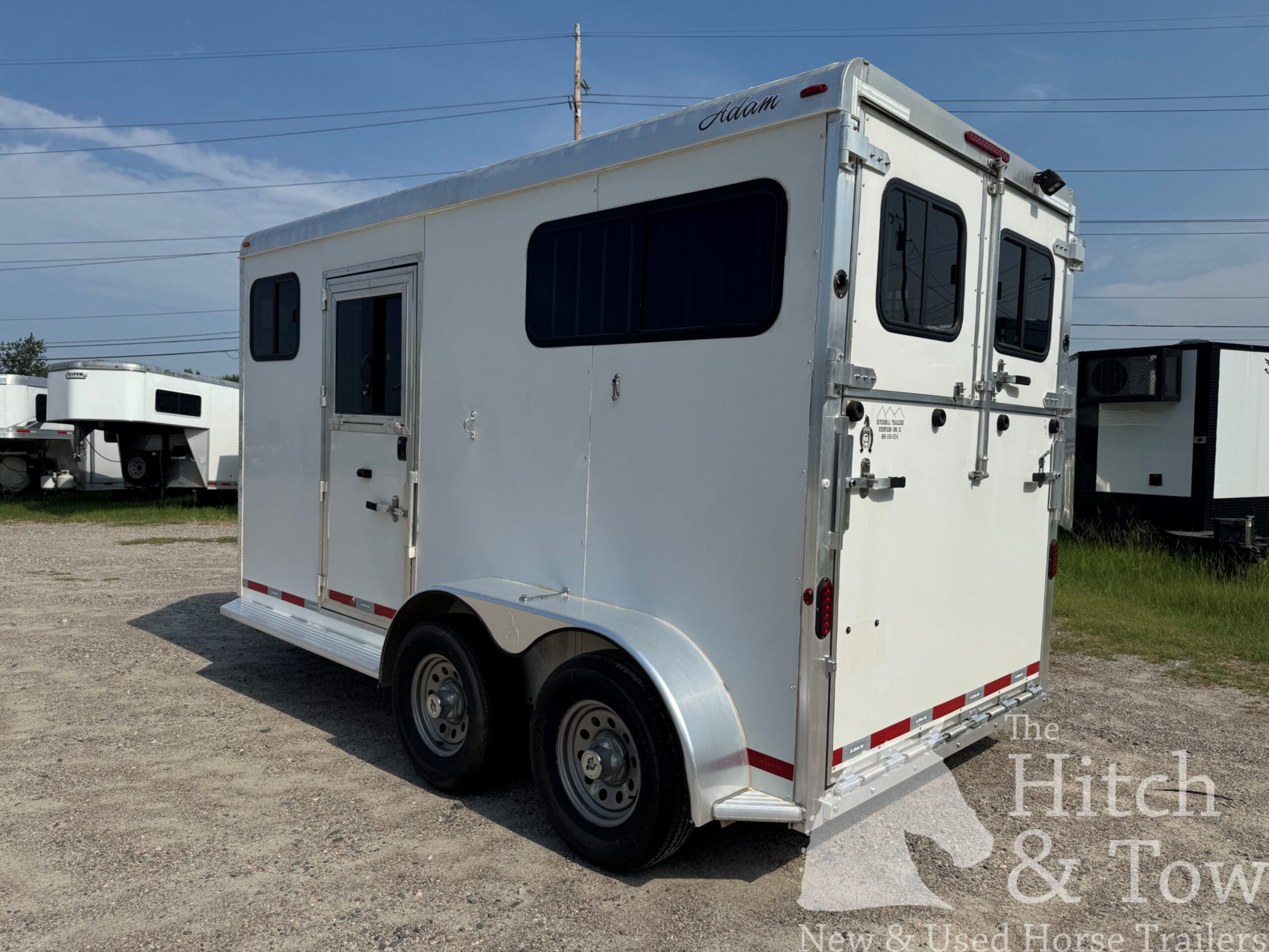 2020 ADAM 2 HORSE BUMPER PULL W/ DRESSING ROOM & UPGRADES!! $16,900
