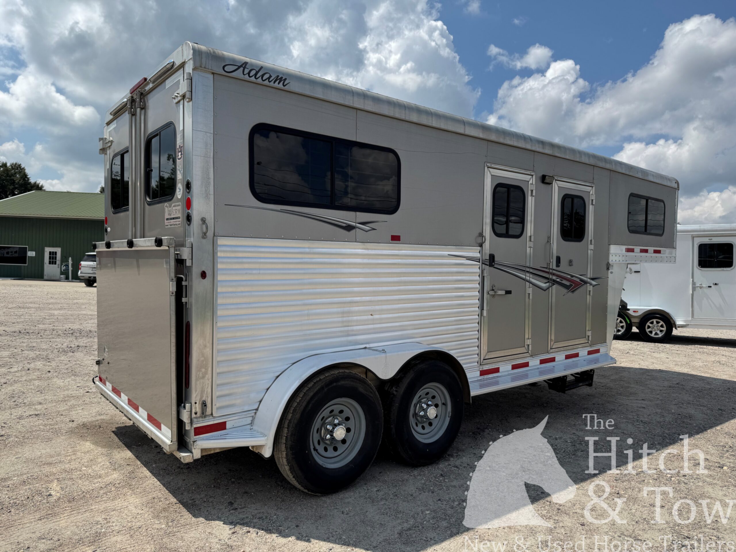 2018 ADAM 2 HORSE GOOSENECK W/ UPGRADES!!! $27,500