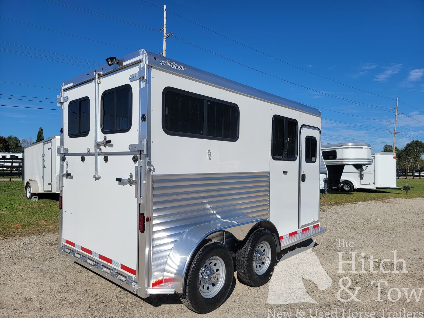 2027 ADAM 2 HORSE BUMPER PULL W/ MANGERS $21,900