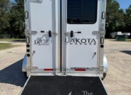 2021 LAKOTA CHARGER 2 HORSE GOOSENECK WITH 9′ LQ & 7′ SLIDE OUT! $52,500
