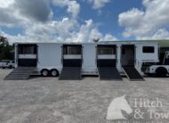 2017 ADAM 9 HORSE GOOSENECK & 2008 FREIGHTLINER TRUCK! $135,000