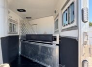 2021 LAKOTA CHARGER 2 HORSE GOOSENECK WITH 9′ LQ & 7′ SLIDE OUT! $52,500